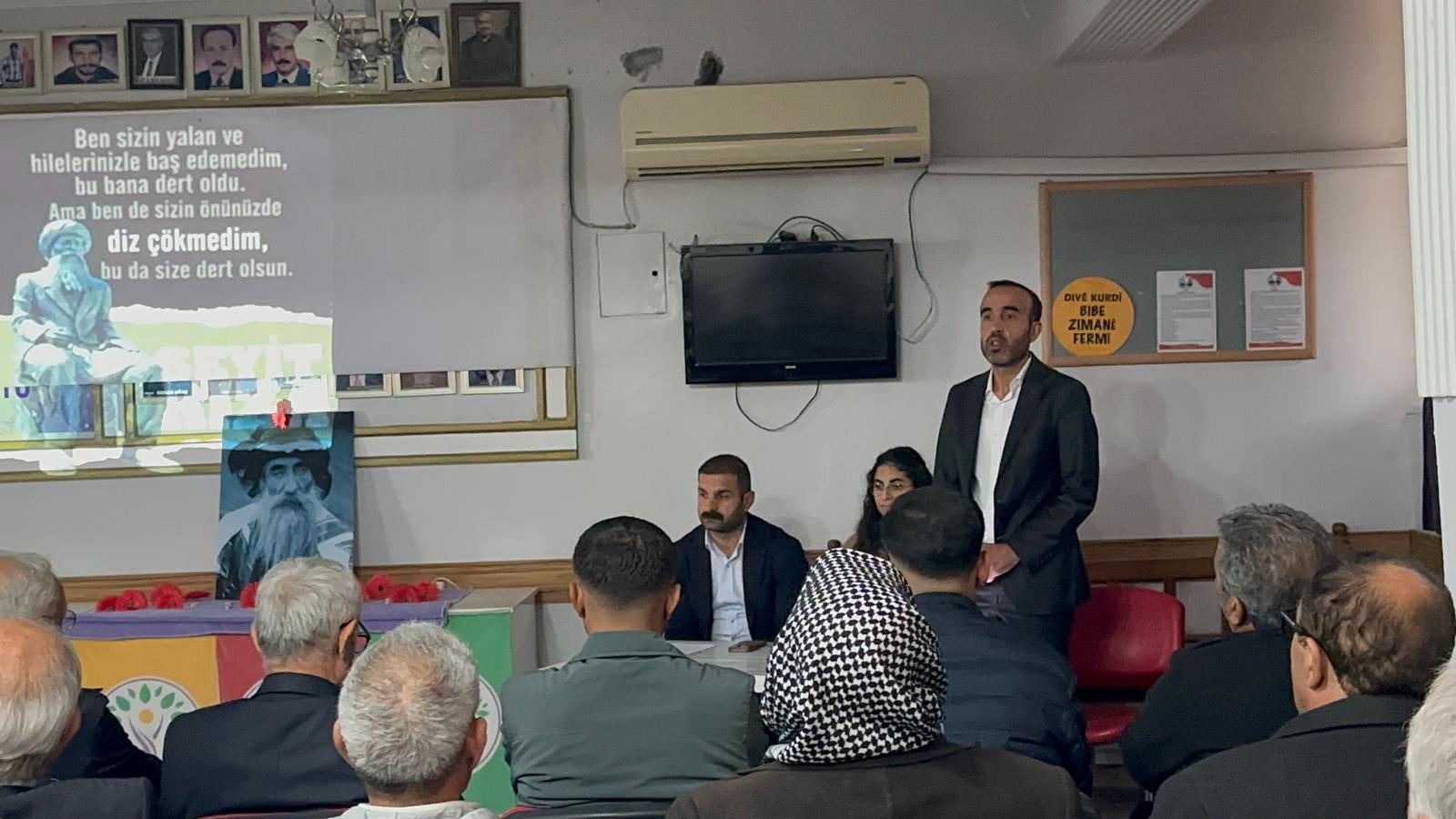 Seyit Rıza ve arkadaşları Şanlıurfa'da anıldı... Barışa dikkat çekildi