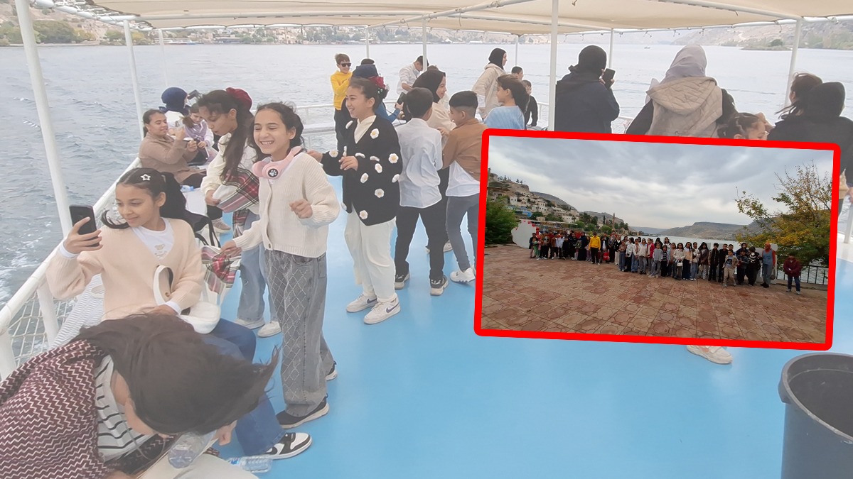 Fırat'ın incisine yolculuk! Öğrenciler tarih ve doğayla buluştu
