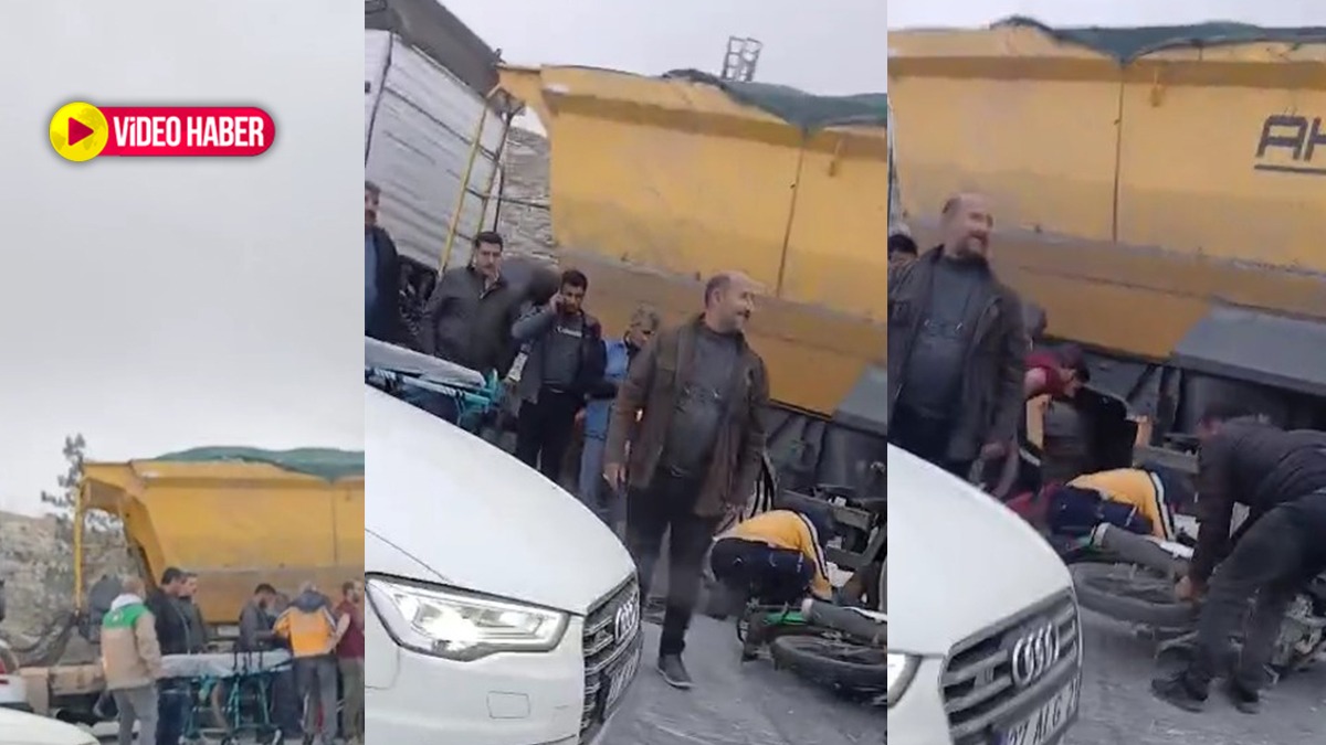 Şanlıurfa’da sabah saatlerinde korkutan kaza! Kamyonun altına girdi…