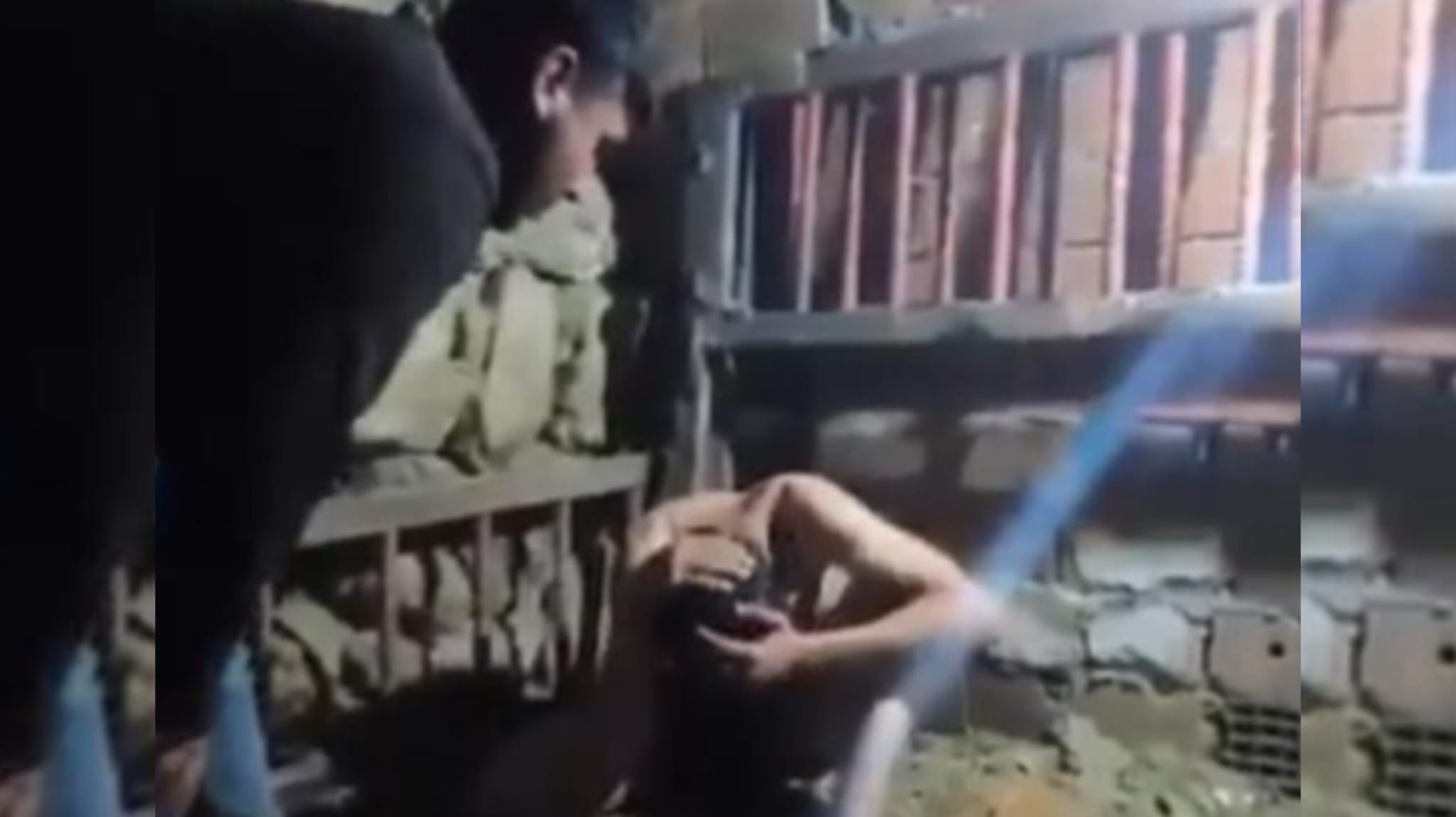 Ahırda 17 yaşındaki gence korkunç işkence! Görüntüler ortaya çıktı