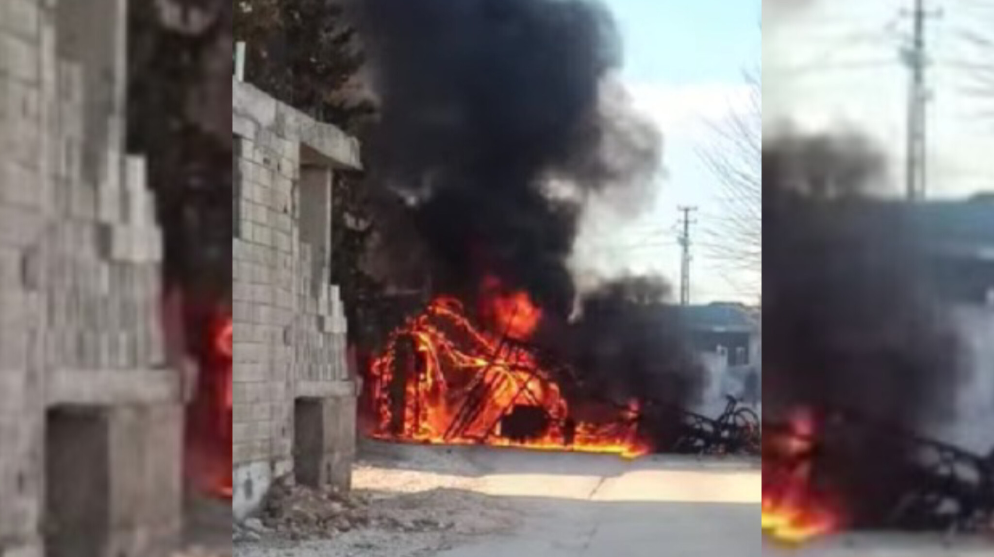 Şanlıurfa'da trafo patladı! Gökyüzünü duman kapladı