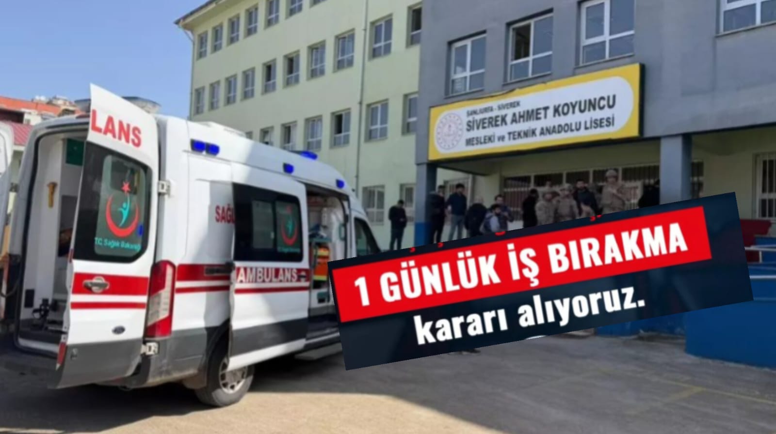 Şanlıurfa'da öğretmenler can derdinde veliler ders!