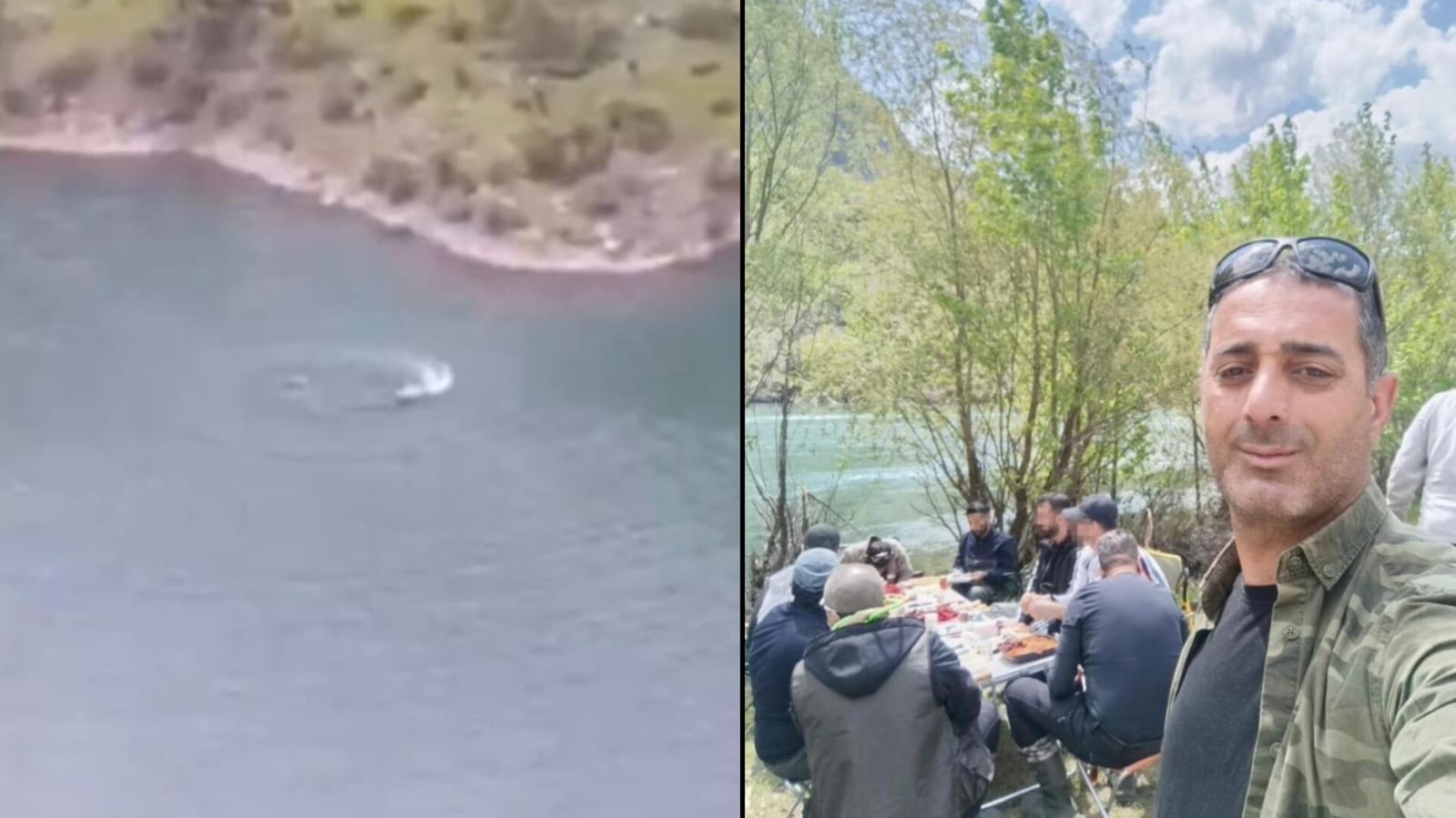 Fırat Nehri'nde boğulma olayında akılalmaz görüntü: Bot dakikalarca kendi etrafında dönmüş