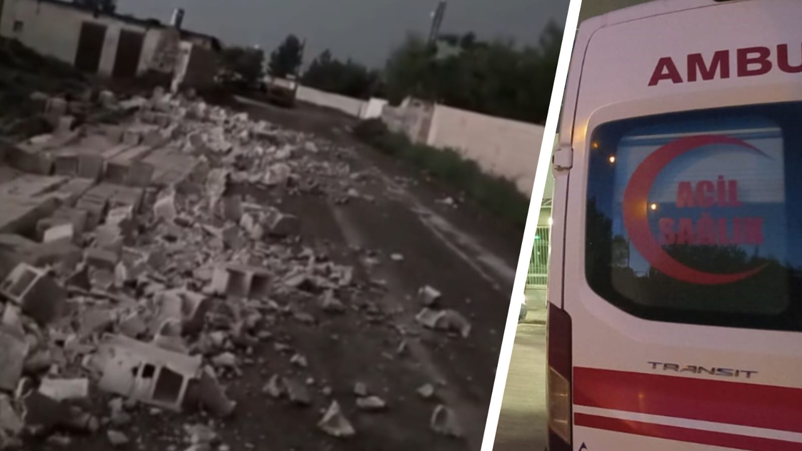 Viranşehir'i fırtına vurdu: Elektrik direği evin üzerine düştü, yaralılar var!
