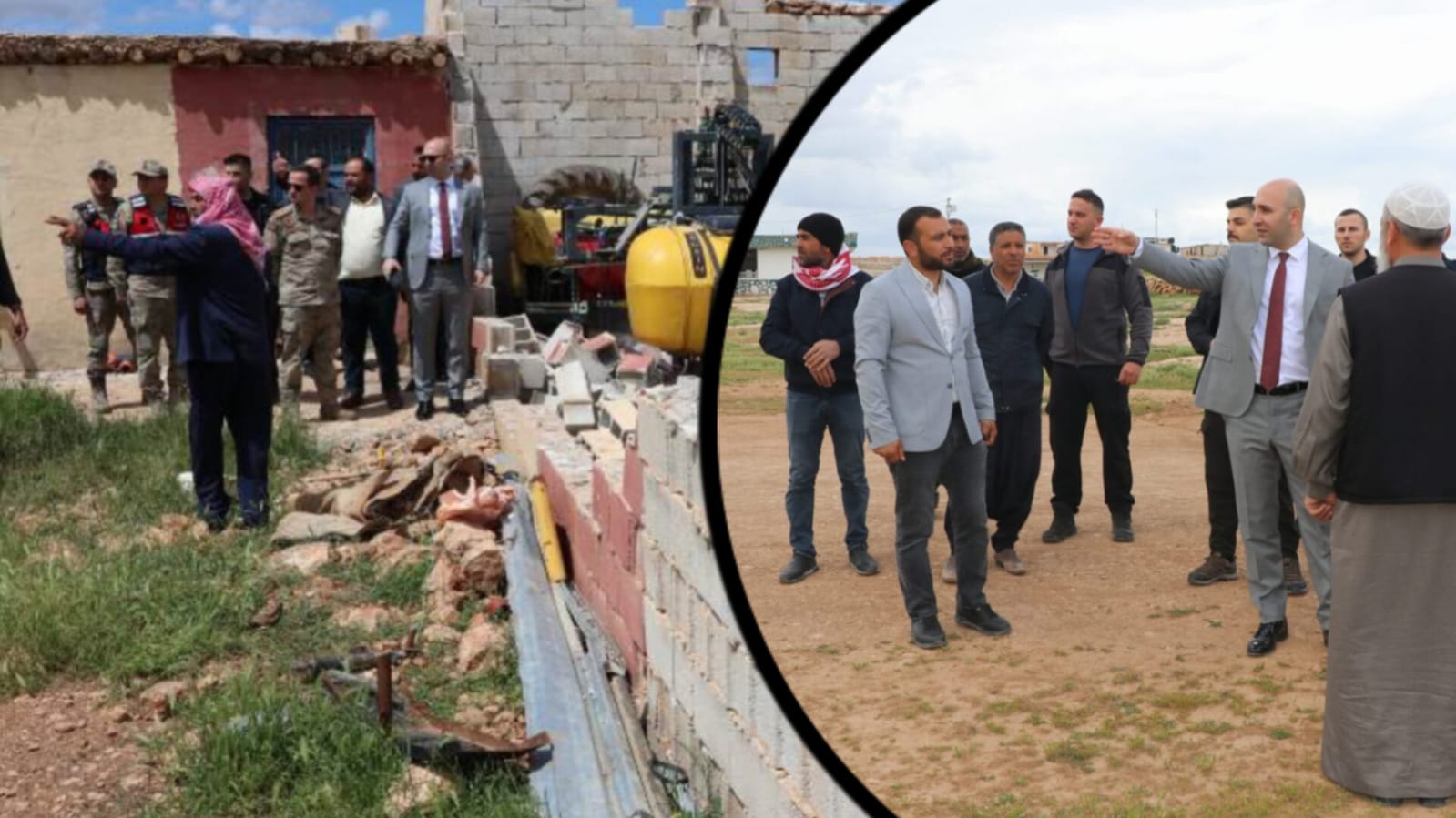 Ceylanpınar'da fırtına mağdurlarının yaraları sarılıyor: Kaymakam sahada