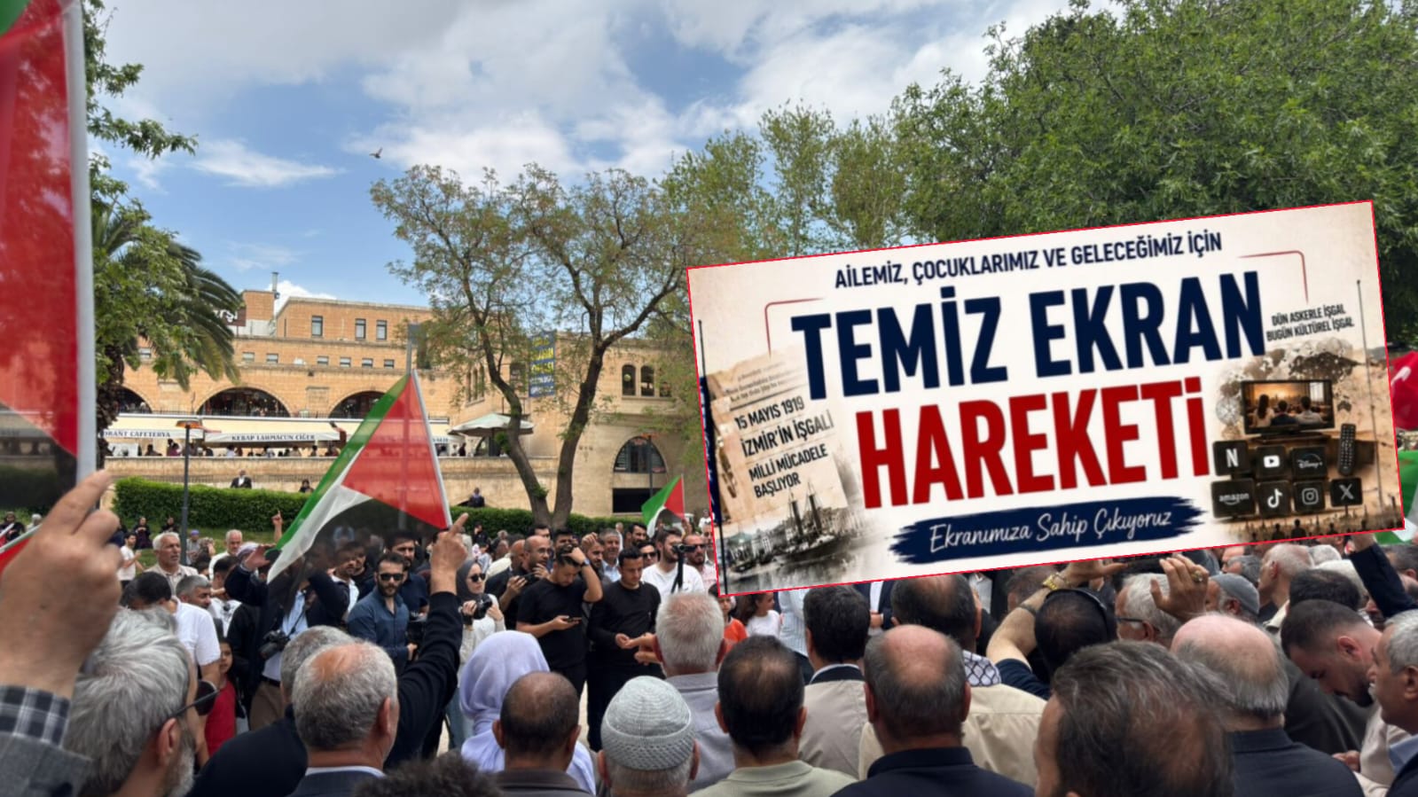 Şanlıurfa'da Mescid-i Aksa ve Temiz Ekran Hareketi için ses yükseltilecek