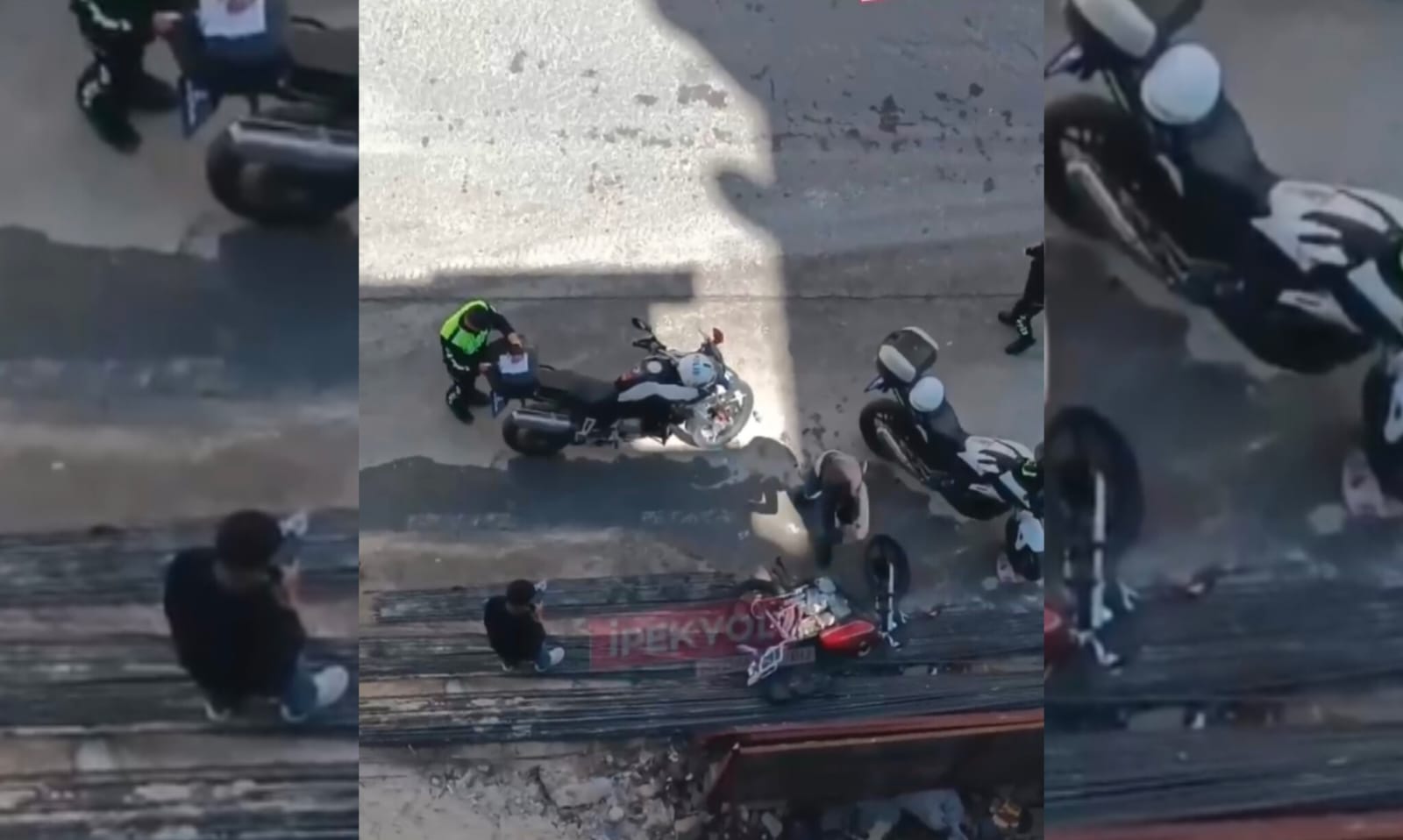Denetimde beklenmedik tepki: Şanlıurfa'da sürücü motosikletini parçaladı
