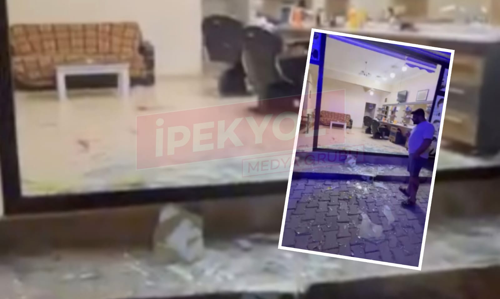 Şanlıurfa'da kuaförde korkutan olay: Motosiklet dükkana daldı!