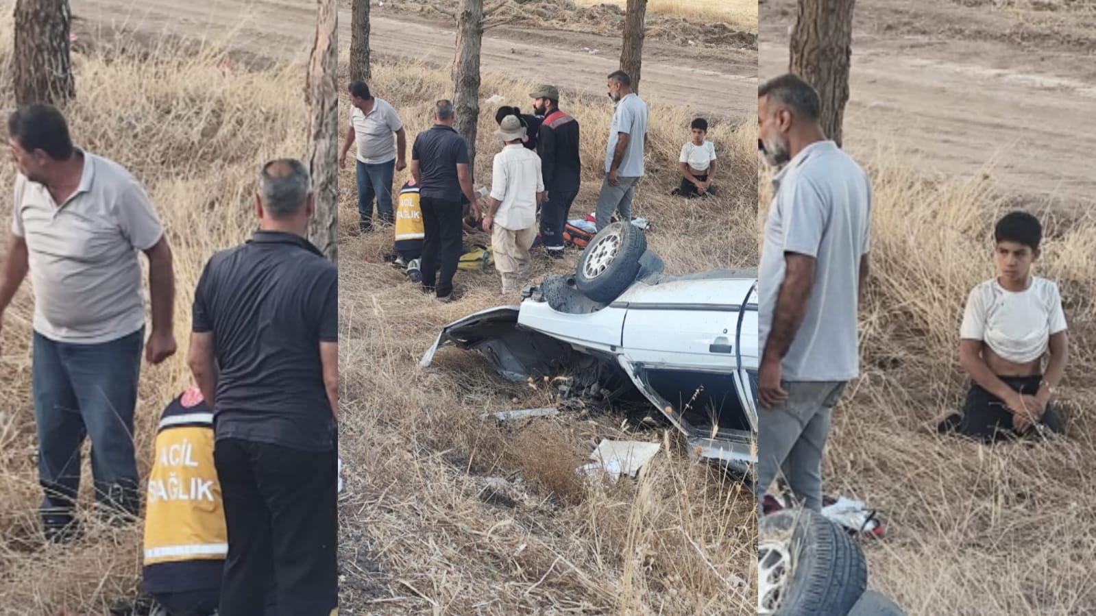Ceylanpınar’da otomobil takla attı: Ölü ve yaralılar var!