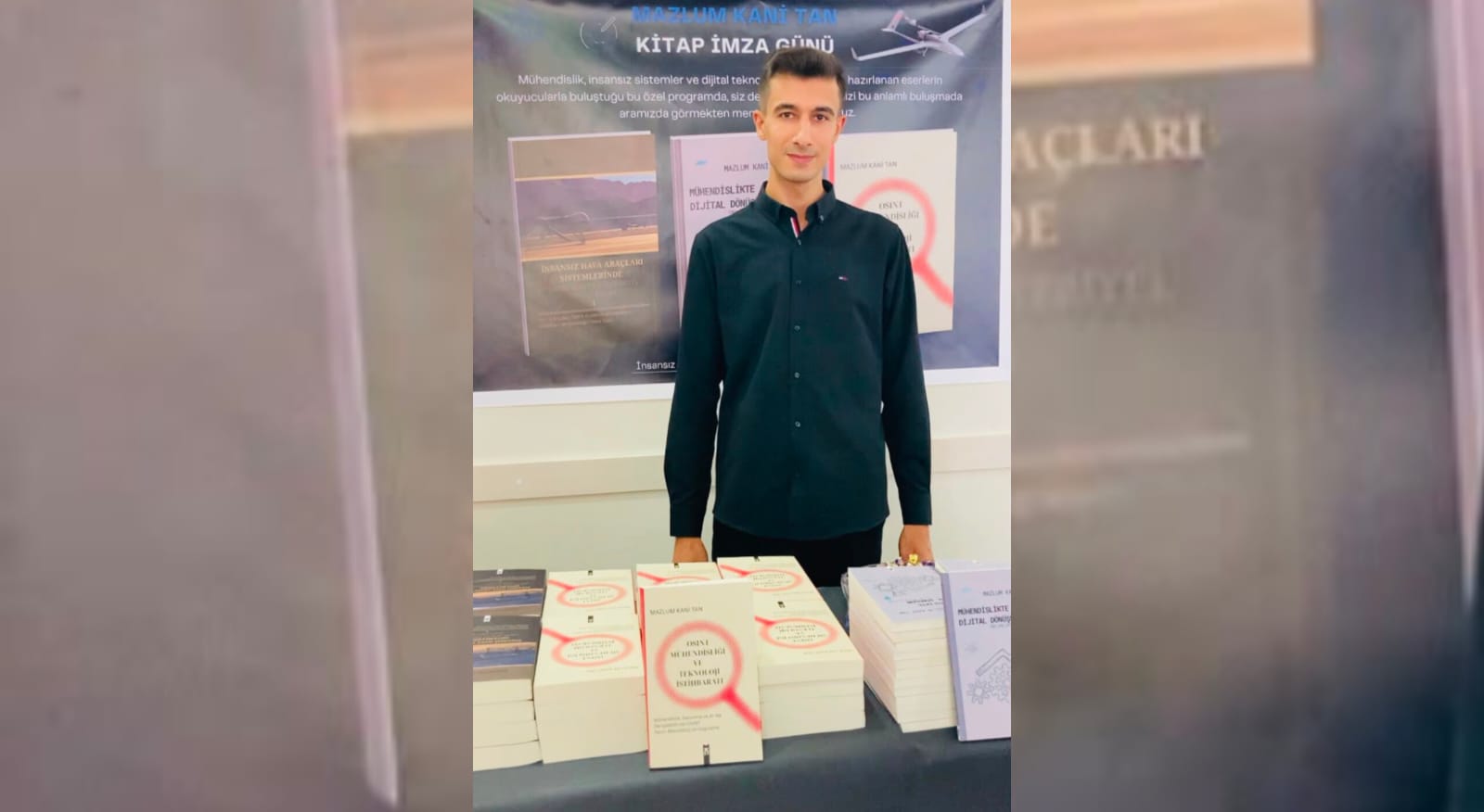 Ceylanpınarlı genç mühendisten 3 kitap birden... İmza günü düzenlendi