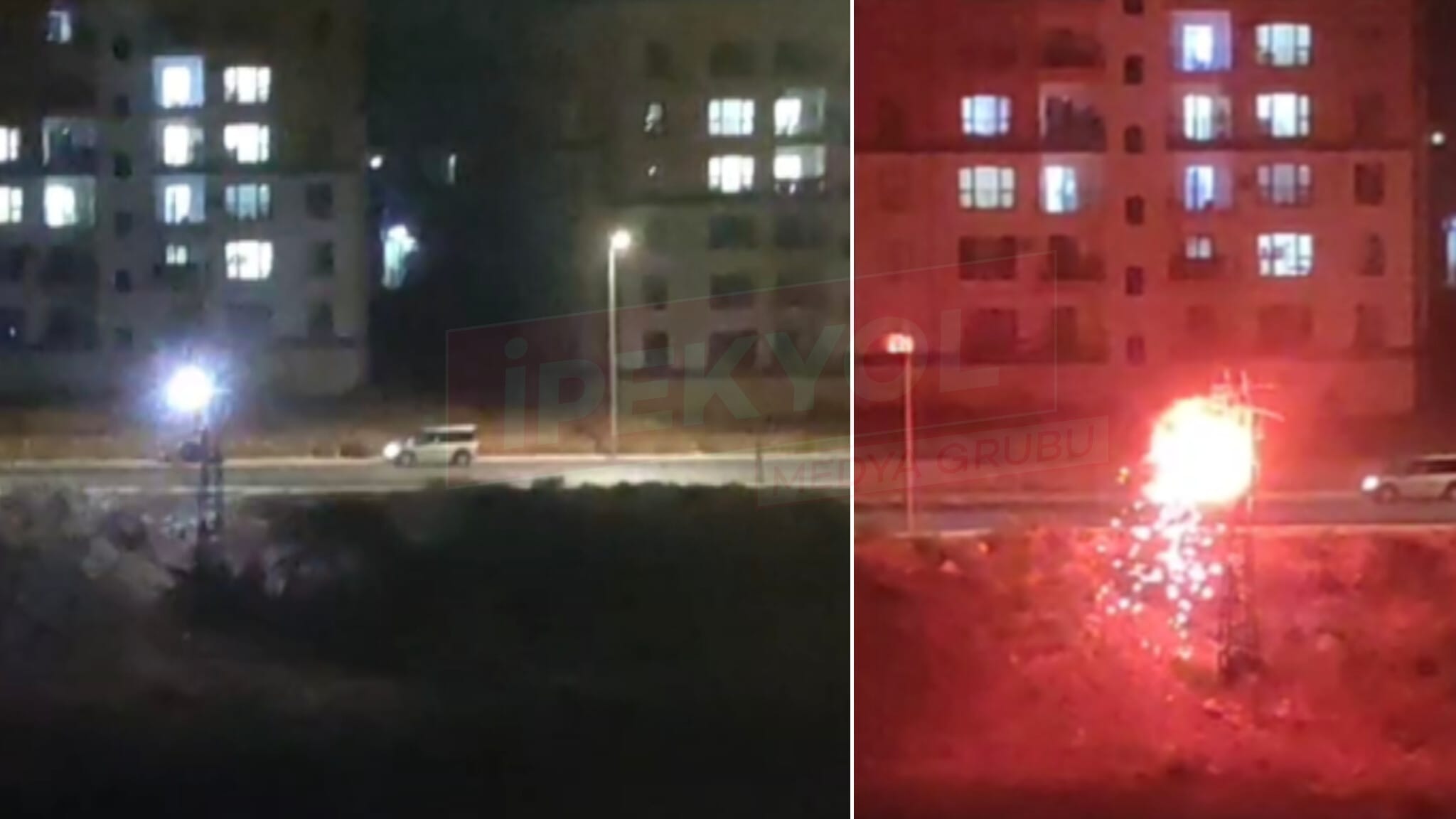 Şanlıurfa'da trafo patladı! O anlar kamerada...