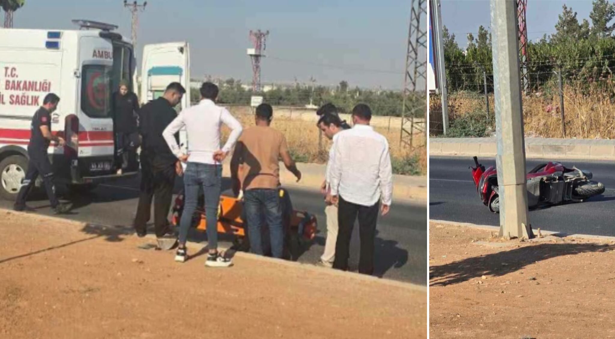 Şanlıurfa'nın ilçesinde kaza: Hastane önünde çarpıştılar...