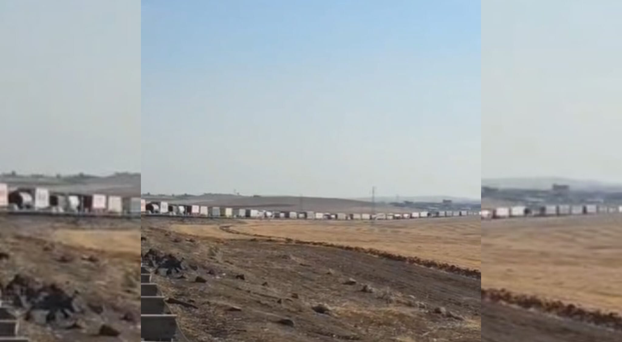 Şanlıurfa'da zincirleme kaza! Kilometrelerce araç kuyruğu kamerada...