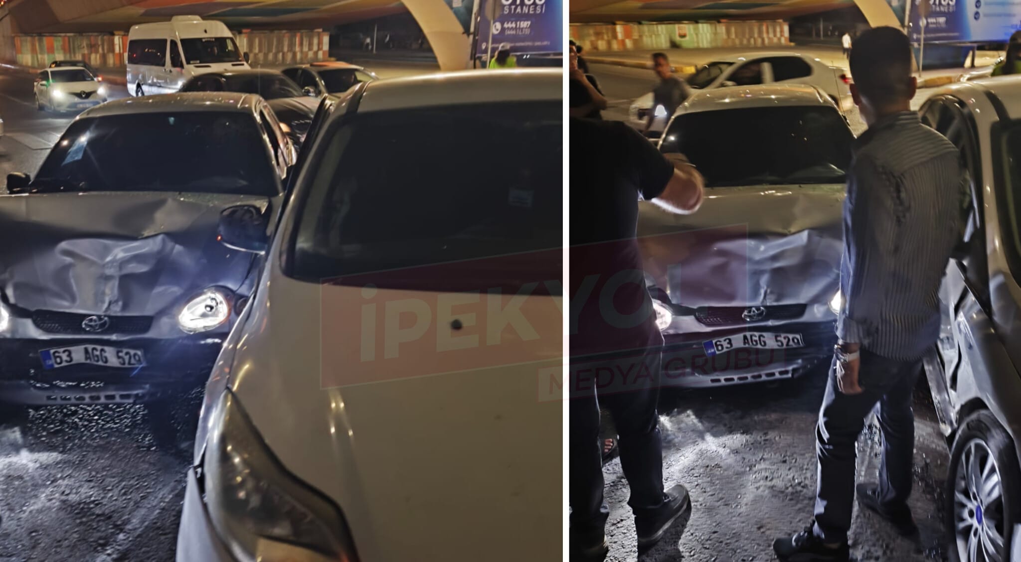 Şanlıurfa'da kaza: İki araç çarpıştı...