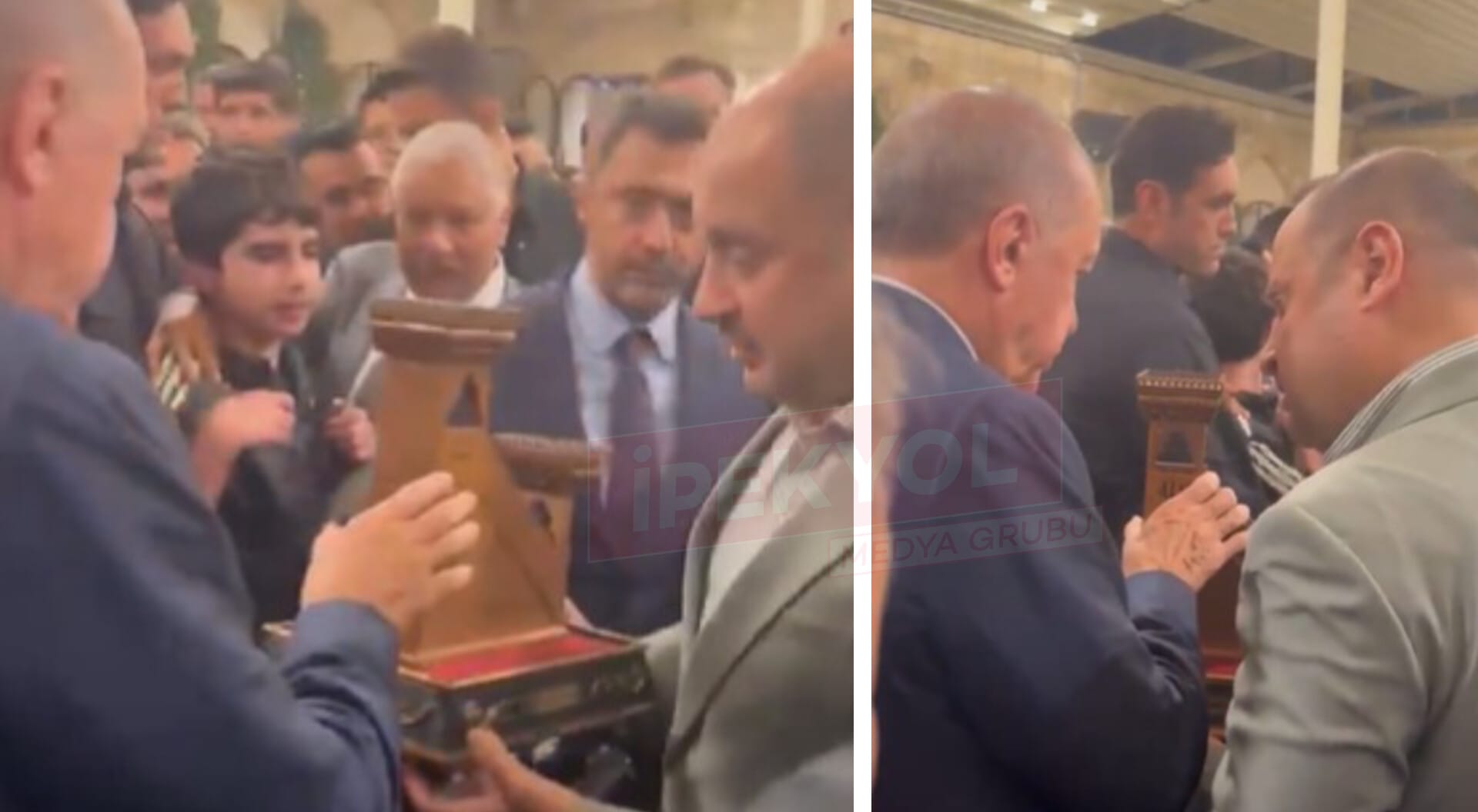 Samimi bir an daha: Başkan Gülpınar'dan Cumhurbaşkanı'na hediye...
