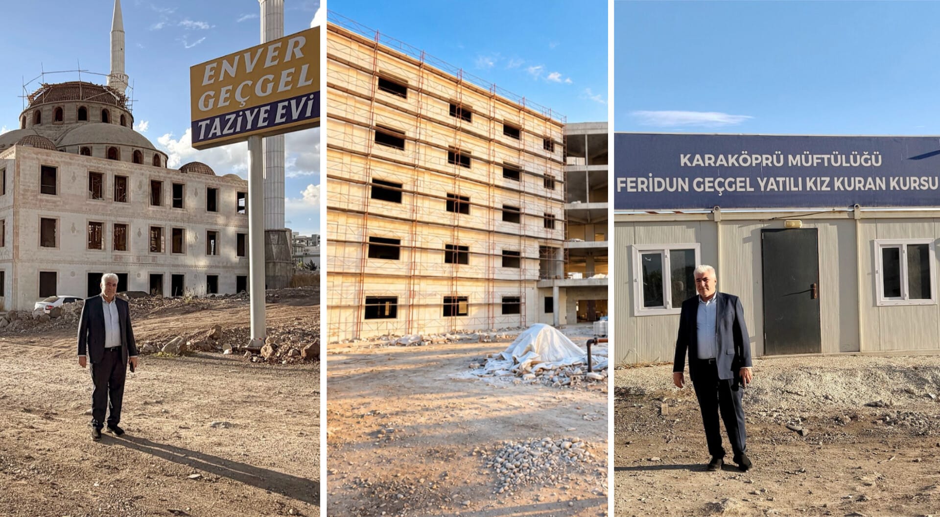 Feridun Geçgel'den vefa ziyareti: Şanlıurfa'ya kazandırdığı projeleri inceledi