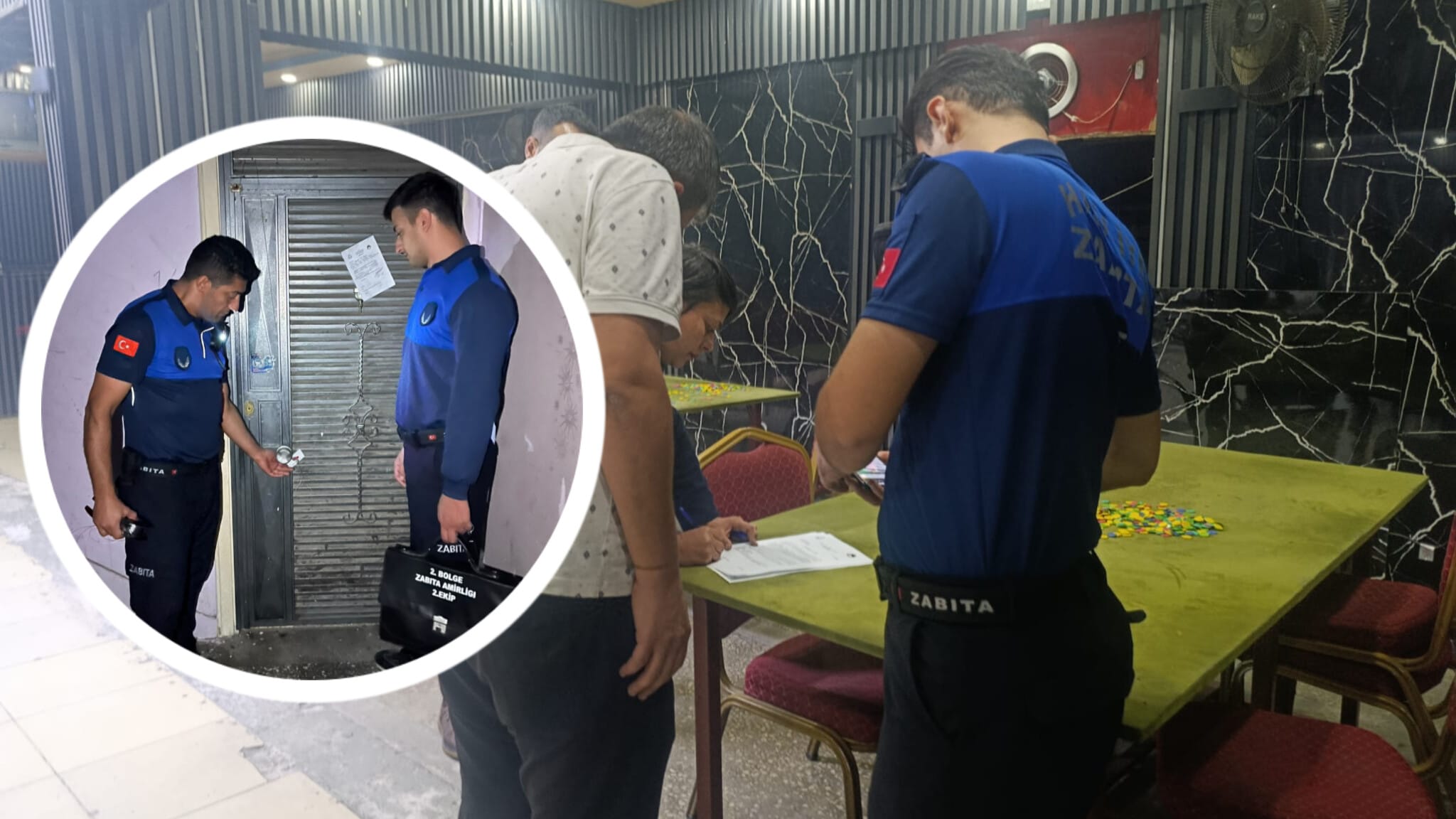 Şanlıurfa'da zabıtadan denetim: Kumarhane ve günübirlik evlere kilit!
