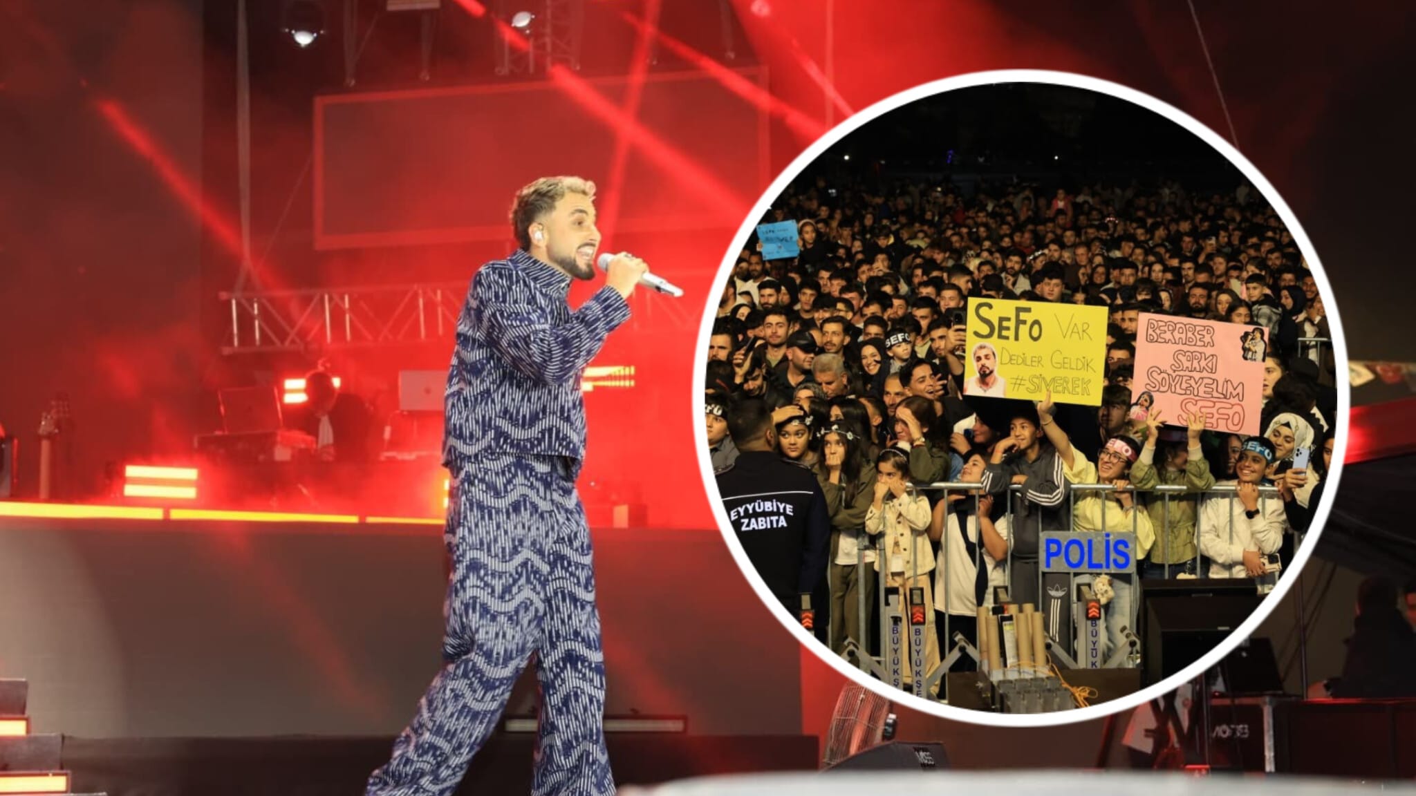 Şanlıurfa'da festival coşkusu: Sefo söyledi, gençler eşlik etti...