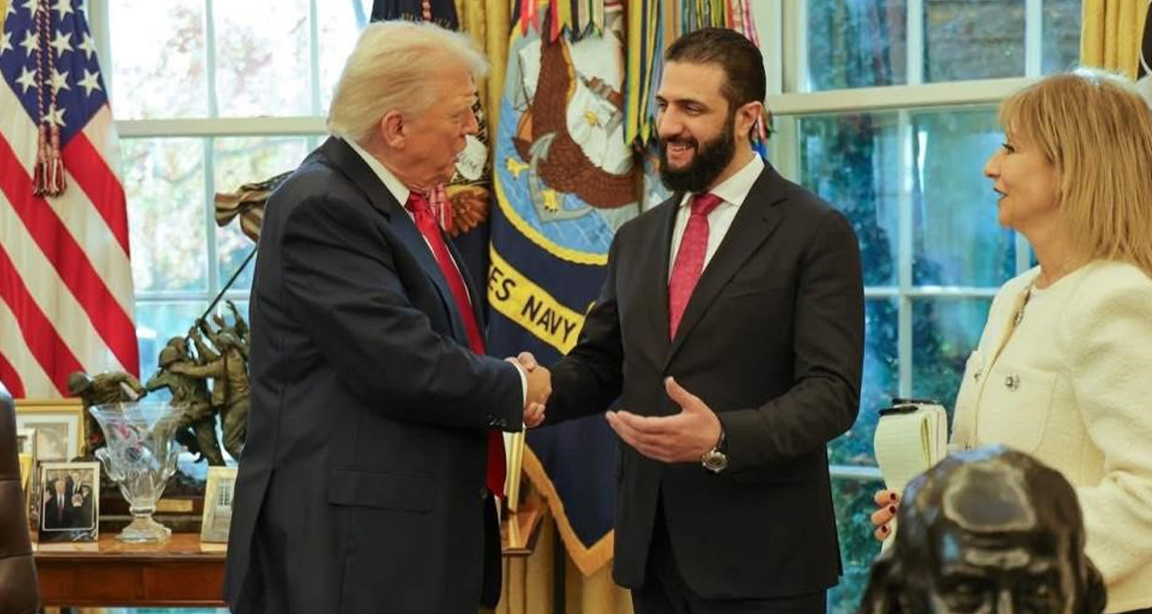 Suriye Devlet Başkanı Ahmed eş-Şara, Trump ile görüştü