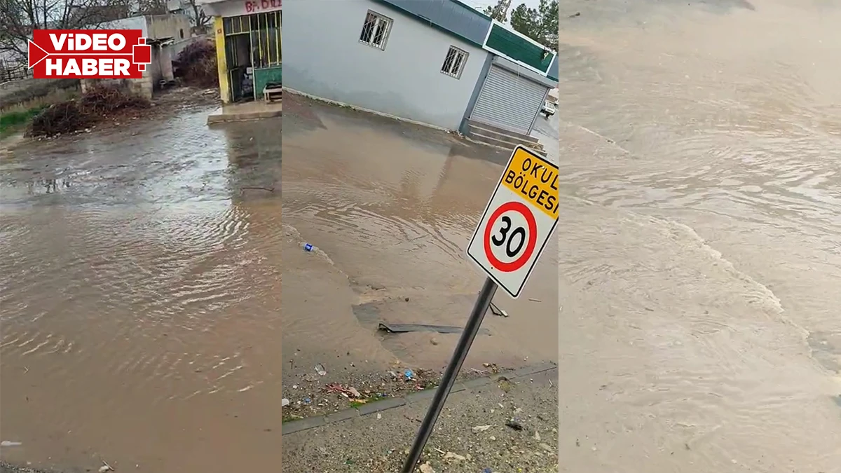 Şanlıurfa kırsalında şiddetli yağış! Birçok noktada su birikintileri oluştu