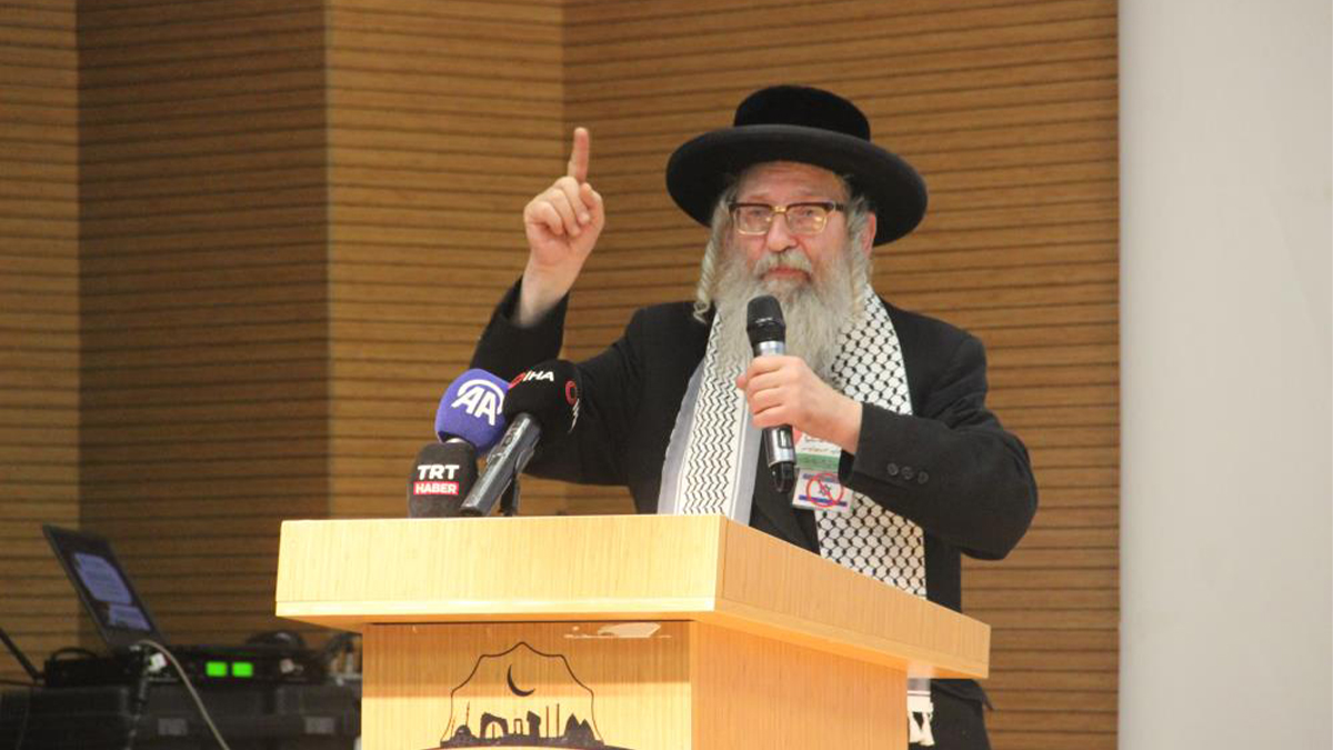 Yahudi haham Şanlıurfa’dan seslendi: İsrail şeytani bir yapıdır