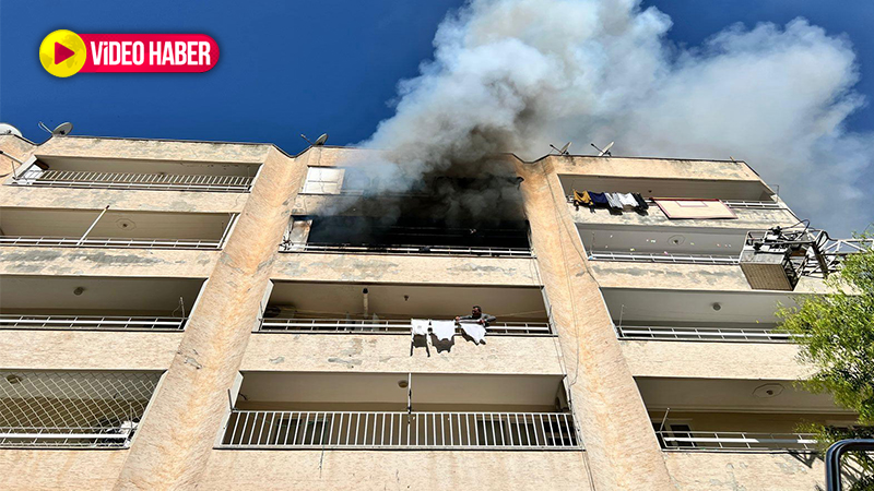 Şanlıurfa’da 5 katlı apartmanda yangın paniği!