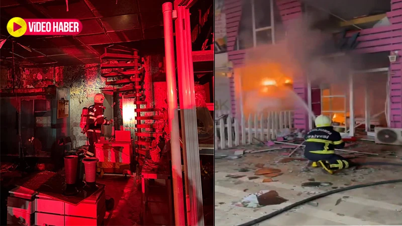 Şanlıurfa’da korkutan iş yeri yangını: Alevler yükseldi