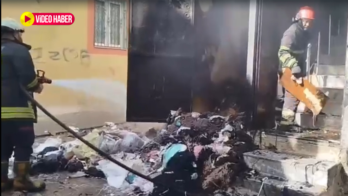 Şanlıurfa’da korkutan yangın! Mahalleli şok içinde izledi