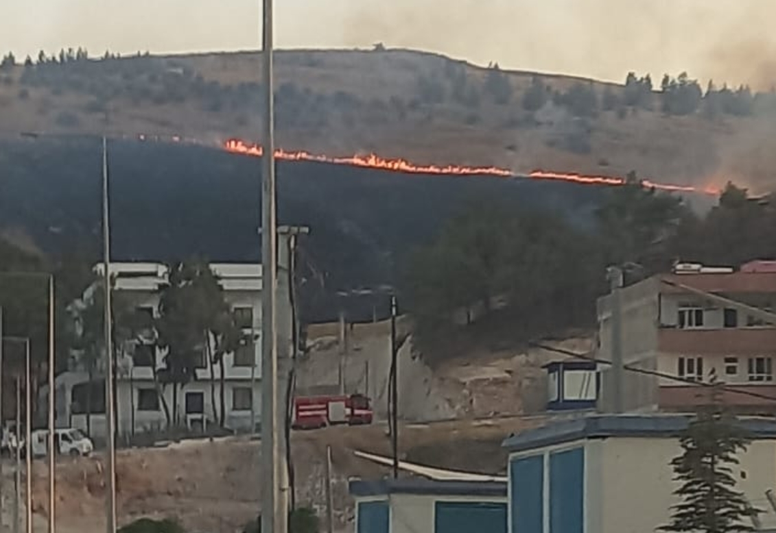 Şanlıurfa'da korkutan yangın! İtfaiyeden müdahale