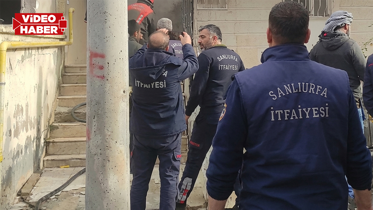 Şanlıurfa’da binada yangın paniği!