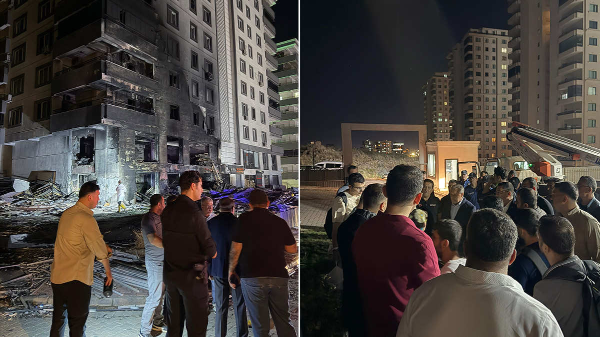 Vali Şıldak yangınzedeleri yalnız bırakmadı: Gece yarısı...