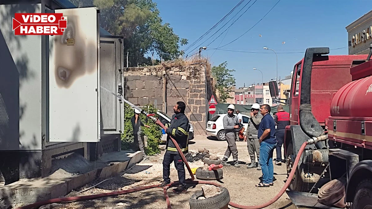 Mahalleli sokağa döküldü: Urfa’da korkutan yangın