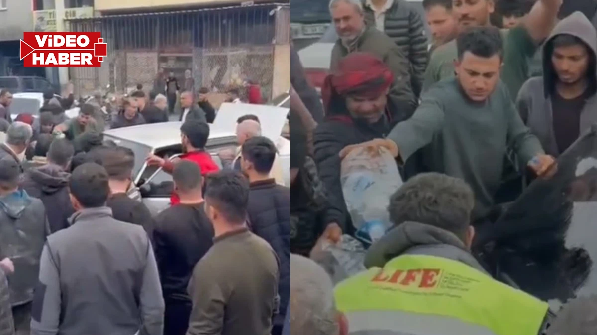 Şanlıurfa’da araç alev aldı! Vatandaşlar müdahale etti