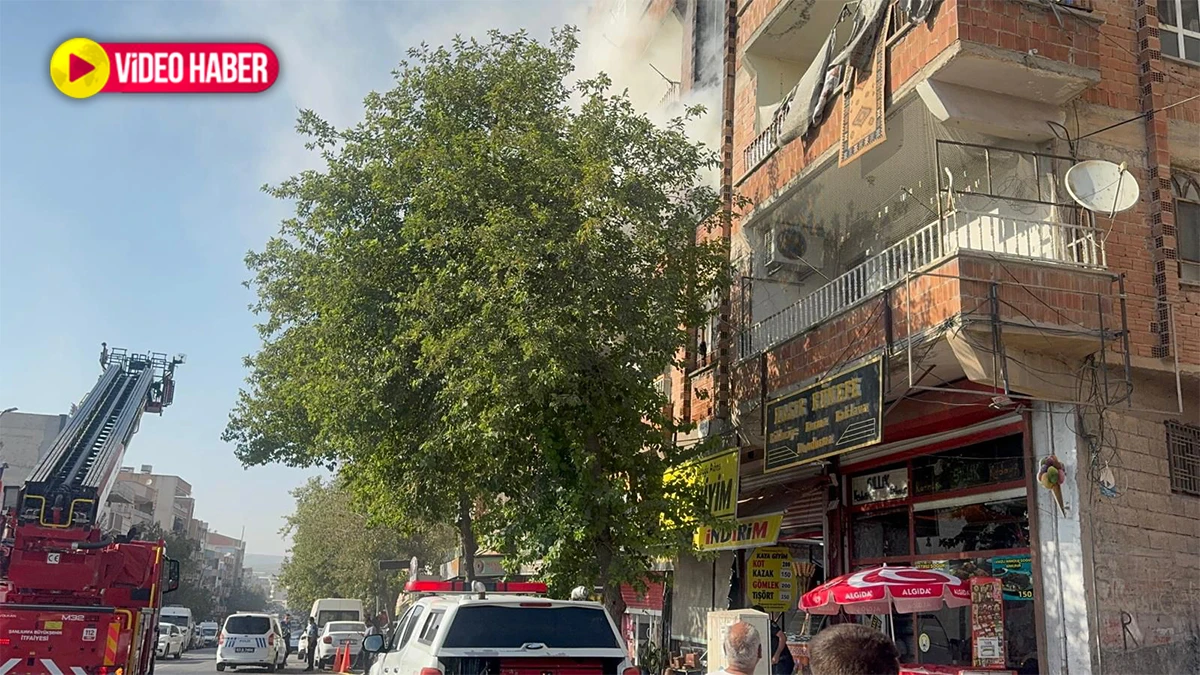 Şanlıurfa’da korkutan mesken yangını