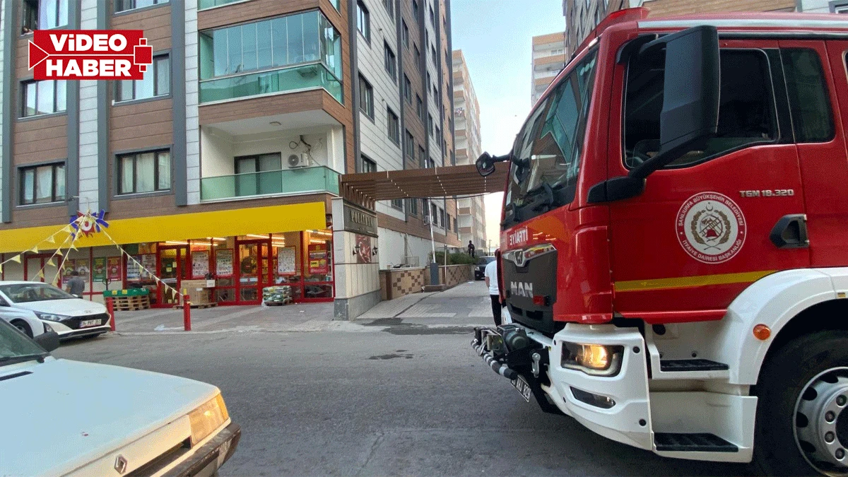 Şanlıurfa’da site sakinlerini korkutan yangın! Bodrum kat alevlere teslim oldu