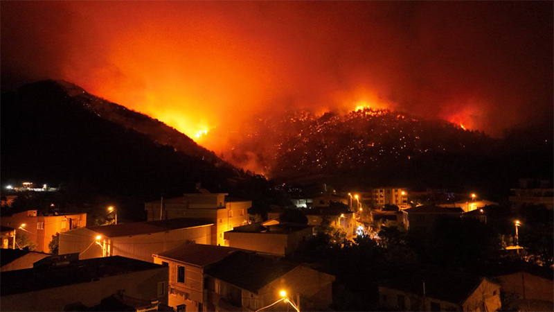 Yangınlardan etkilenen illere 10 milyon liralık destek