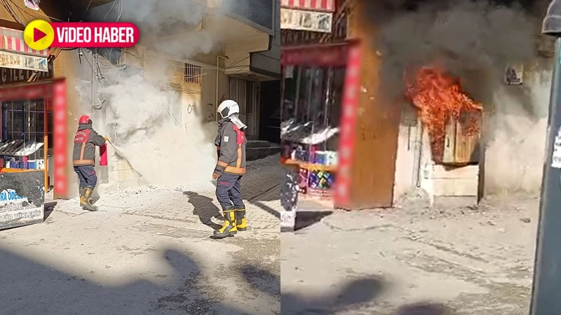Şanlıurfa’da yangın paniği! Elektrik panosu alev aldı