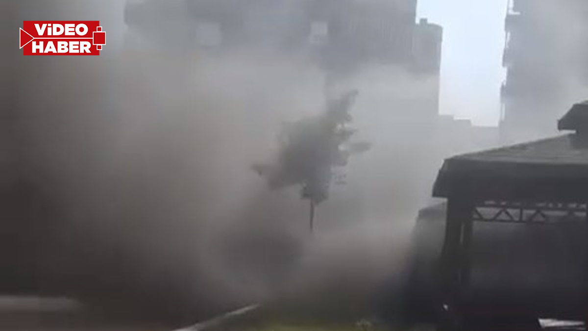 Şanlıurfa’da motosiklet bir anda alev aldı! Dumanlar her yeri sardı
