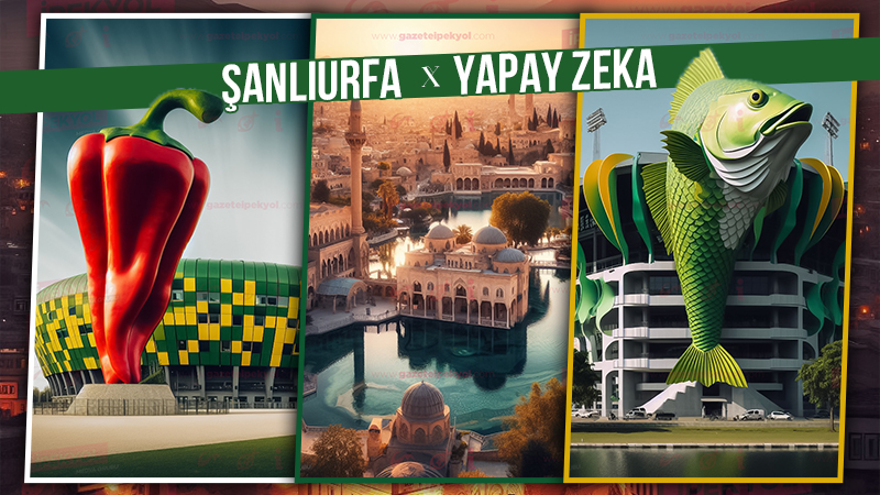 Yapay zeka çizdi! Şanlıurfa'yı bir de böyle görün