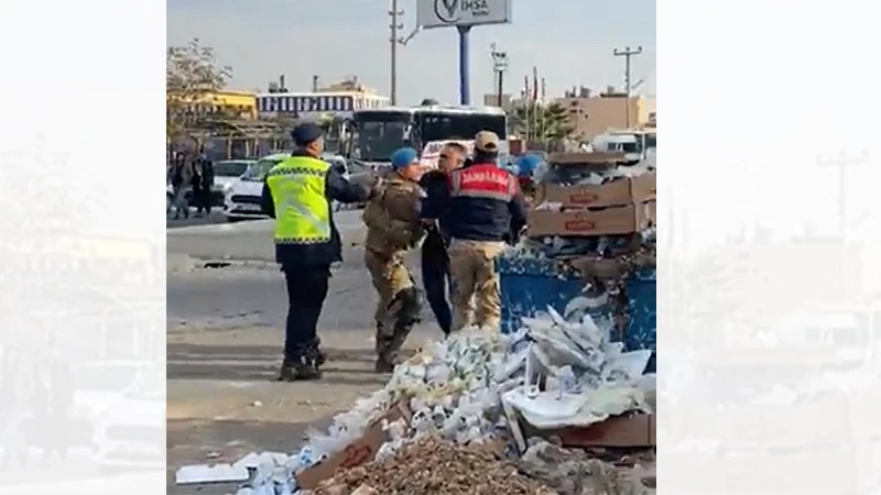 Şanlıurfa'da yasağa rağmen eylem yapanlara jandarma müdahalesi