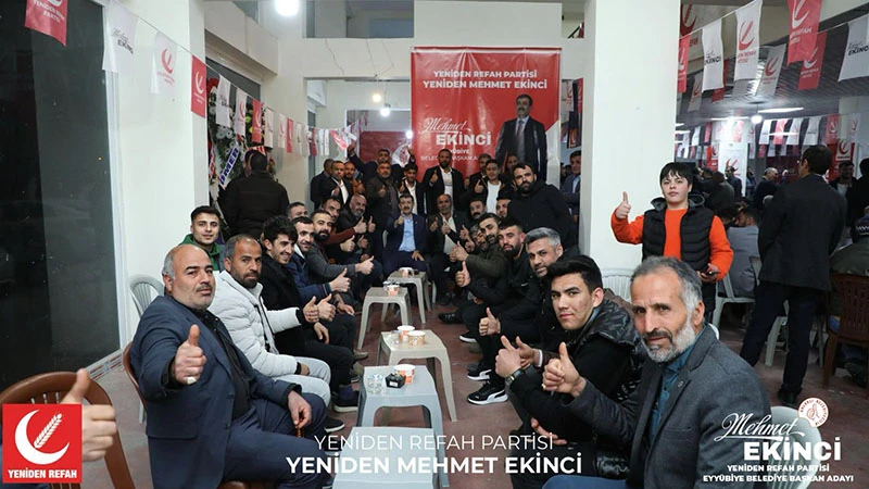 Ekinci: Şanlıurfa’yı hep beraber Yeniden Refah’a kavuşturacağız inşallah