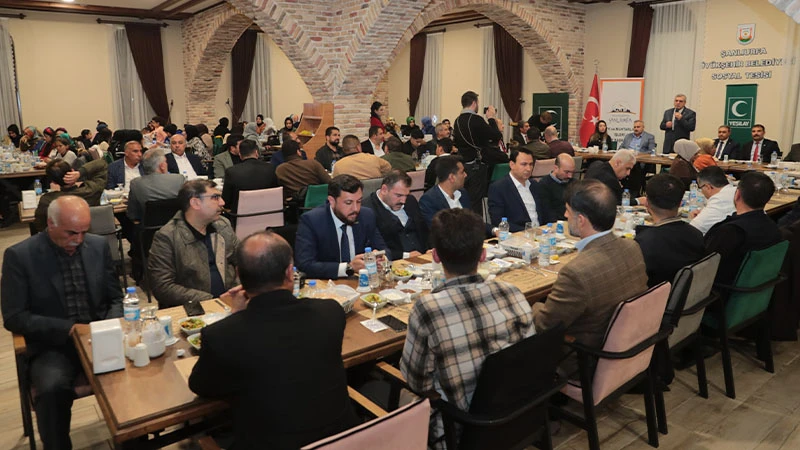 Şanlıurfa’da Yeşilay gönüllerini buluşturan yemek