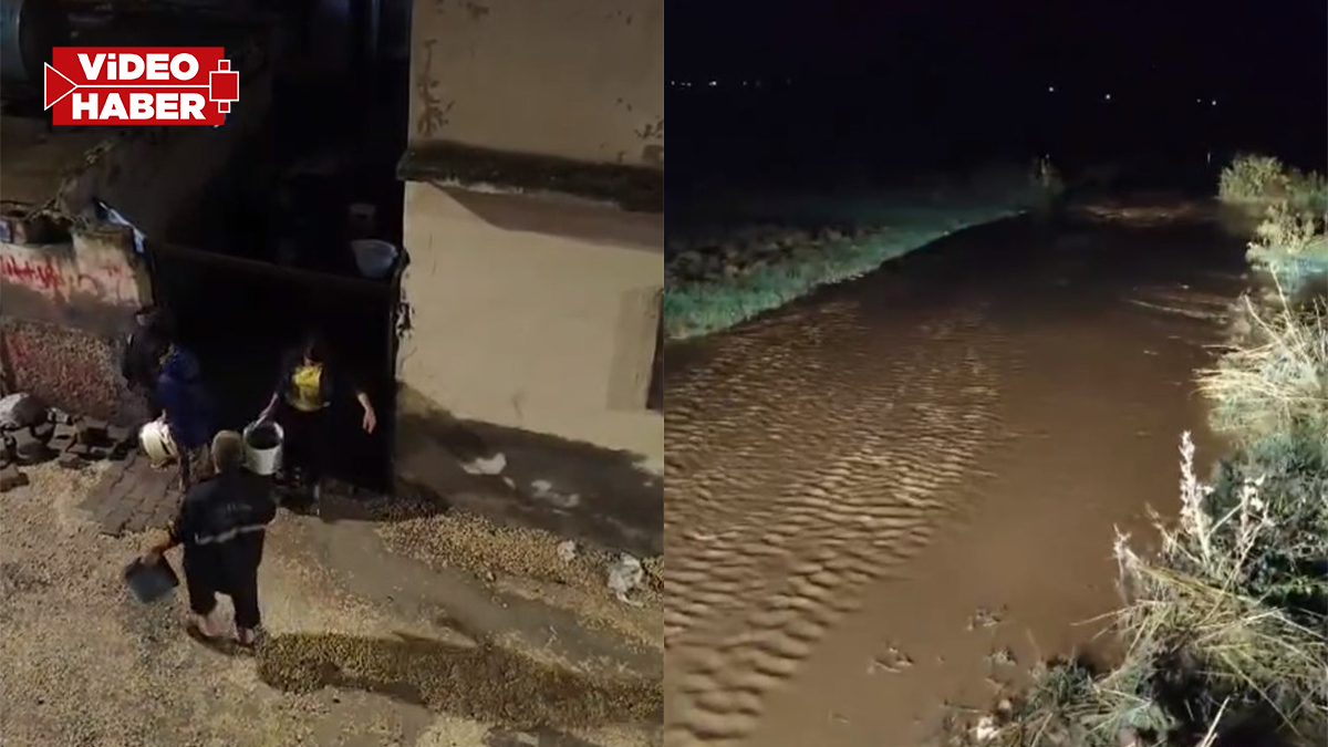 Şanlıurfa’da gece sağanağı vurdu: Evleri su bastı, yollar göle döndü
