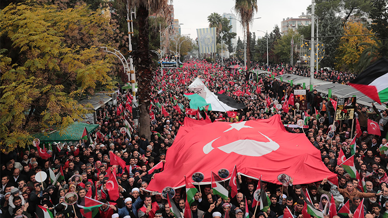 Şanlıurfa'dan Filistin'e destek
