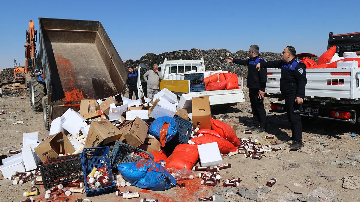 Şanlıurfa’da gıda denetiminde skandal tablo! 5 ton ürün imha edildi