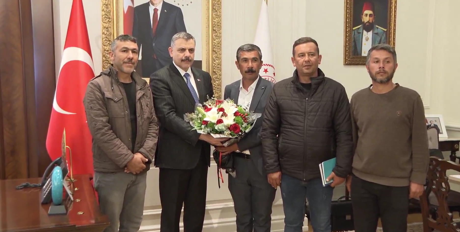 Maden işçilerinden Bakan Çiftçi'ye ziyaret: "AK Parti her daim emekçinin yanında"