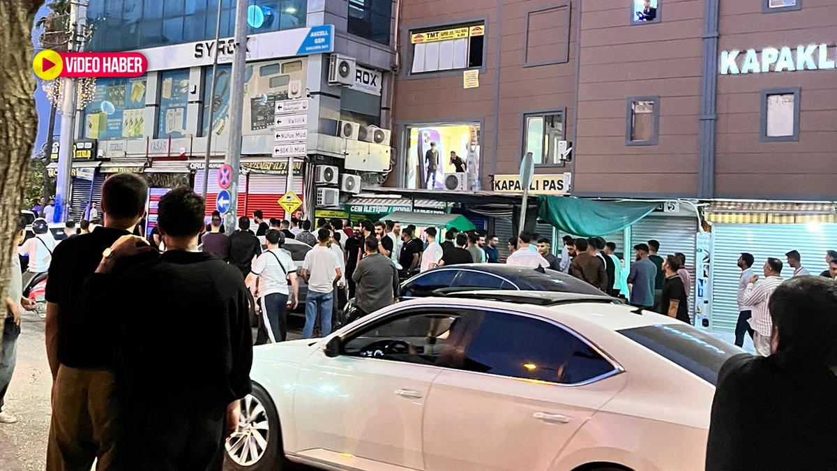 Şanlıurfa’da pasajda polis ile esnaf arasında arbede!
